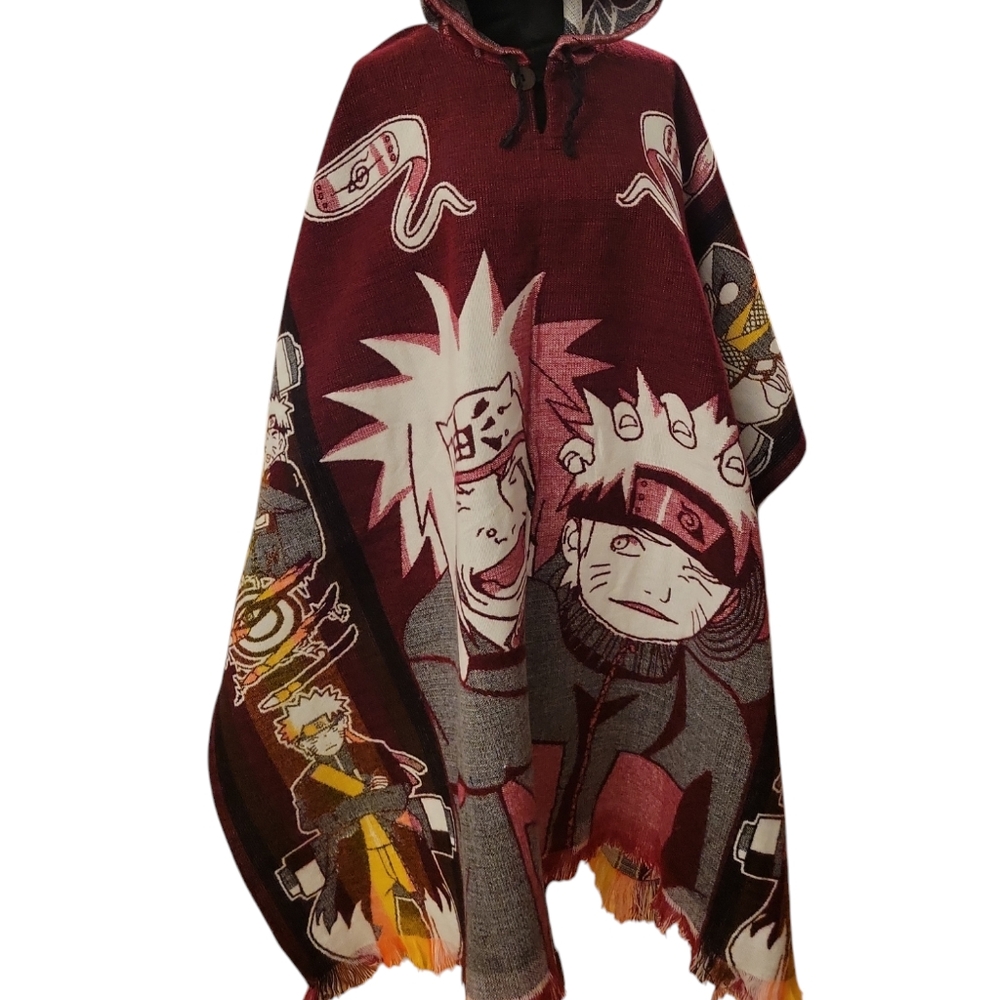 Naruto Hooded Poncho/ Naruto poncho/ akatsuki cloud/ fly Naruto poncho